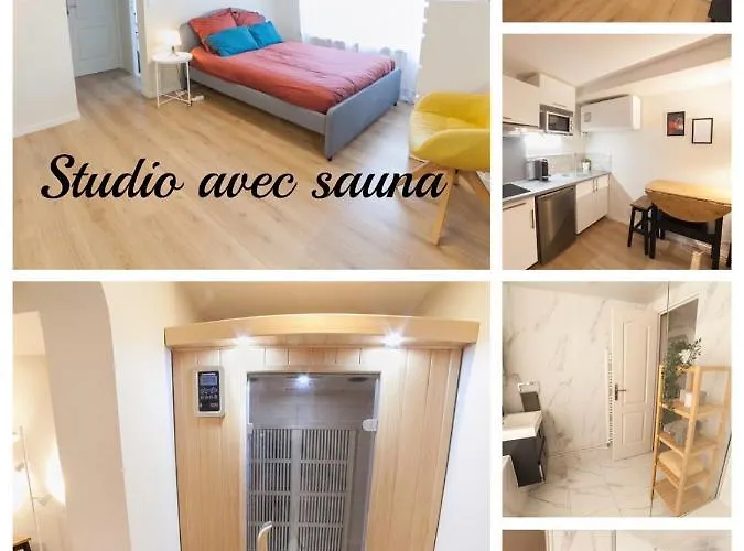 PRESTIGELOC Luxury Studio avec ou sans SAUNA - Coeur d\'Orléans - La Loire